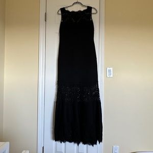 Beautiful Black Lace Long Dress
